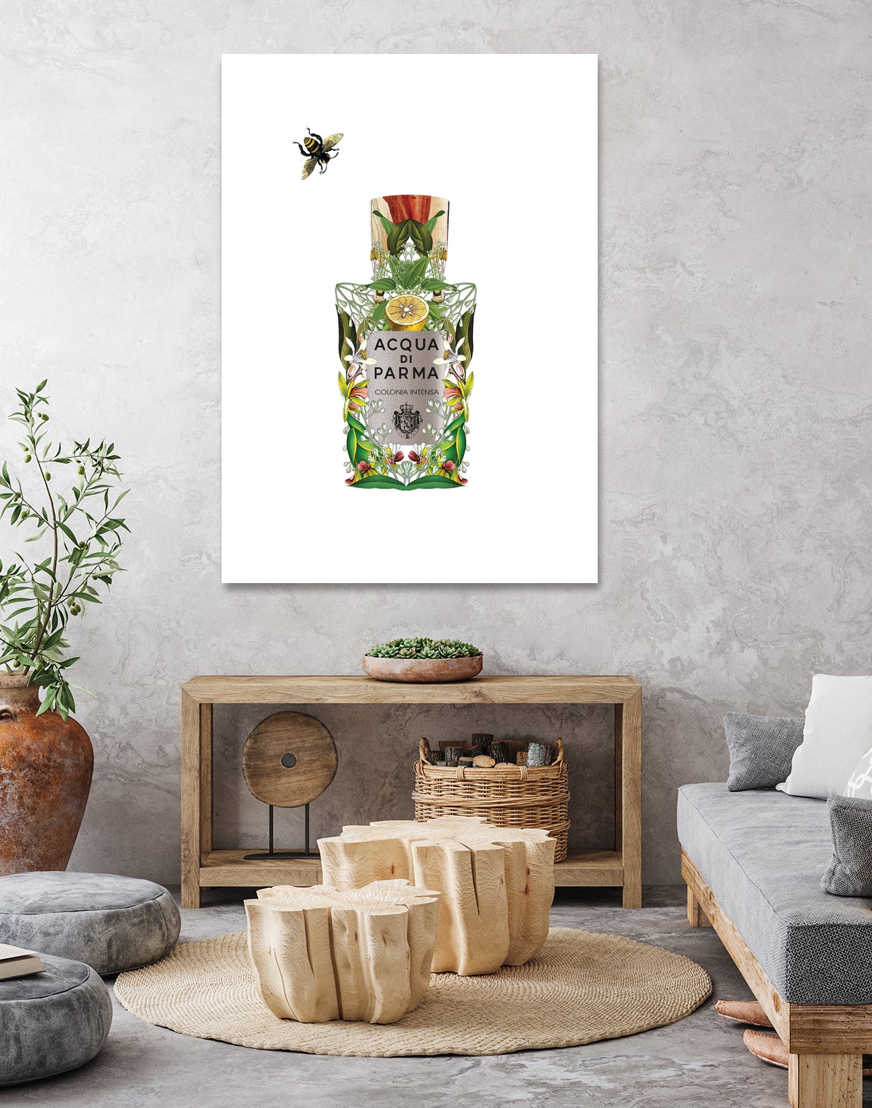 Acqua di Parma - Colonia Intensa by Sixto-Juan Zavala on GIANT ART - green mixed media