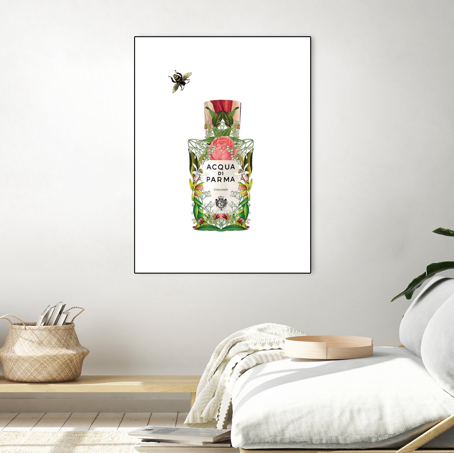 Acqua di Parma - Colonia by Sixto-Juan Zavala on GIANT ART - pink mixed media