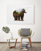 Wild I Shall Stay | Bear by Soaring Anchor on GIANT ART - brown photo manipulation