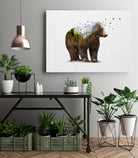 Wild I Shall Stay | Bear by Soaring Anchor on GIANT ART - brown photo manipulation