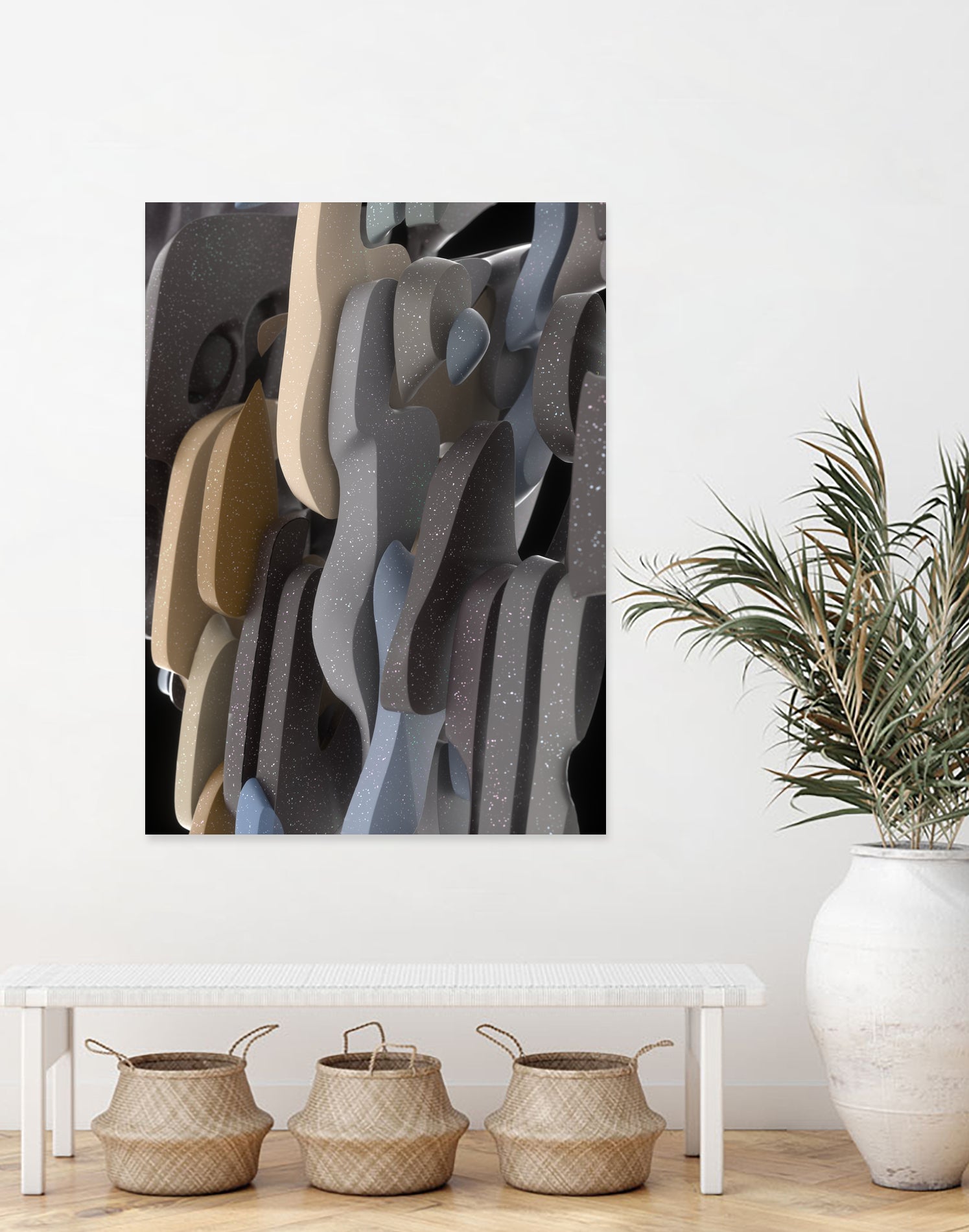 Adeline by Danny Jardim on GIANT ART - gray digital painting