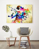 Wonder Woman by Daniel Janda on GIANT ART - red mixed media