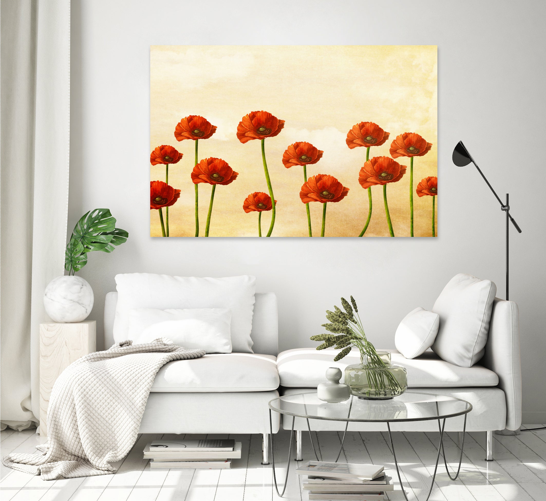 Where The Poppies Bloom by Diogo Veríssimo on GIANT ART - yellow photo manipulation