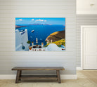 Santorini by Haris Kavalla on GIANT ART - blue photo manipulation