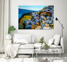Oia Santorini. by Haris Kavalla on GIANT ART - blue photo manipulation