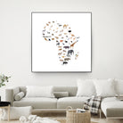 Wild Africa by Rodrigo Esparza-Salas on GIANT ART - white vector illustration