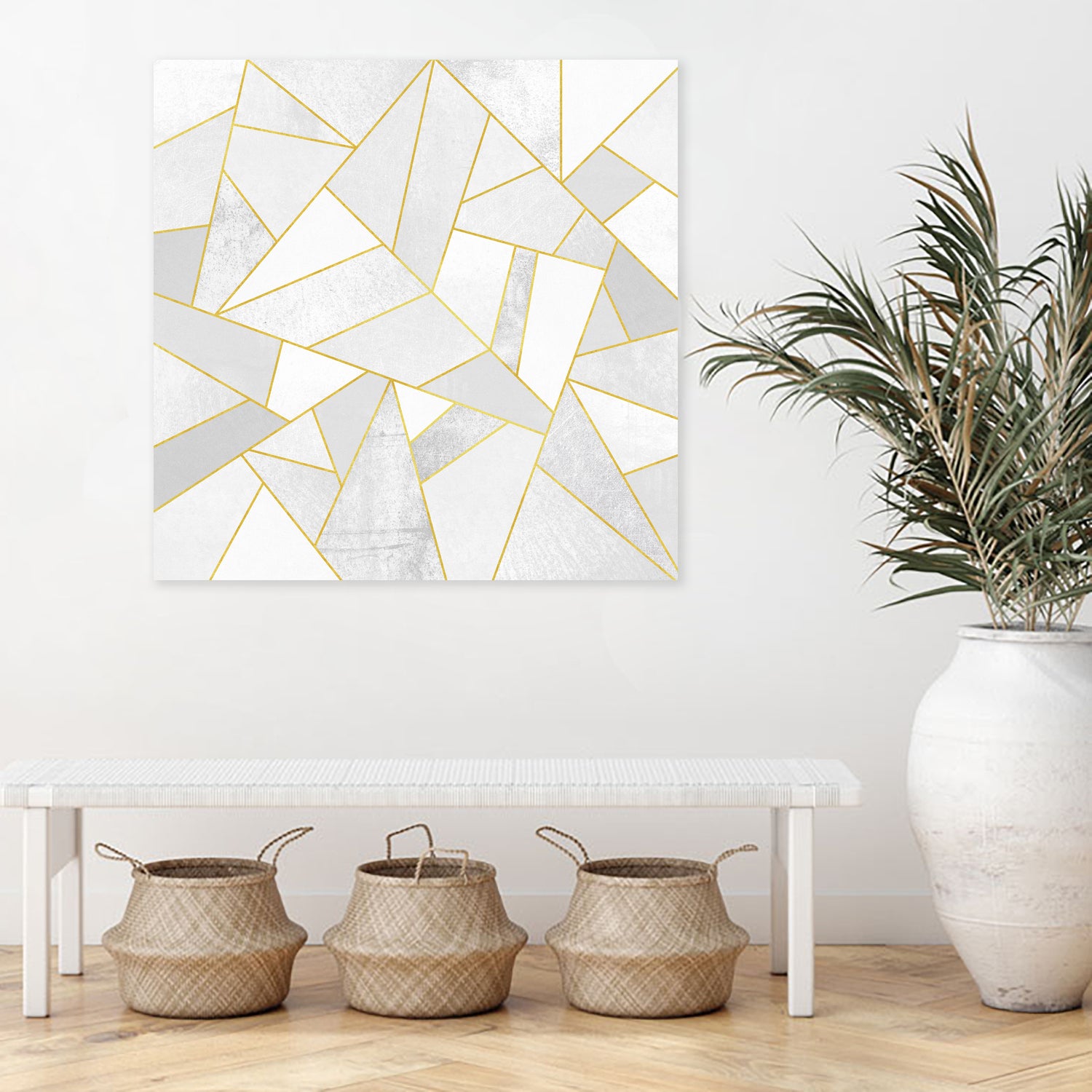 White Stone by Elisabeth Fredriksson on GIANT ART - white digital painting