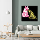 Word Vomit by Sabrina Pearcy on GIANT ART - pink typography