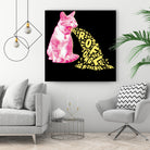 Word Vomit by Sabrina Pearcy on GIANT ART - pink typography