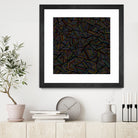 Ab Linear Rainbow B by Emeline Tate-Robertson on GIANT ART - black digital painting