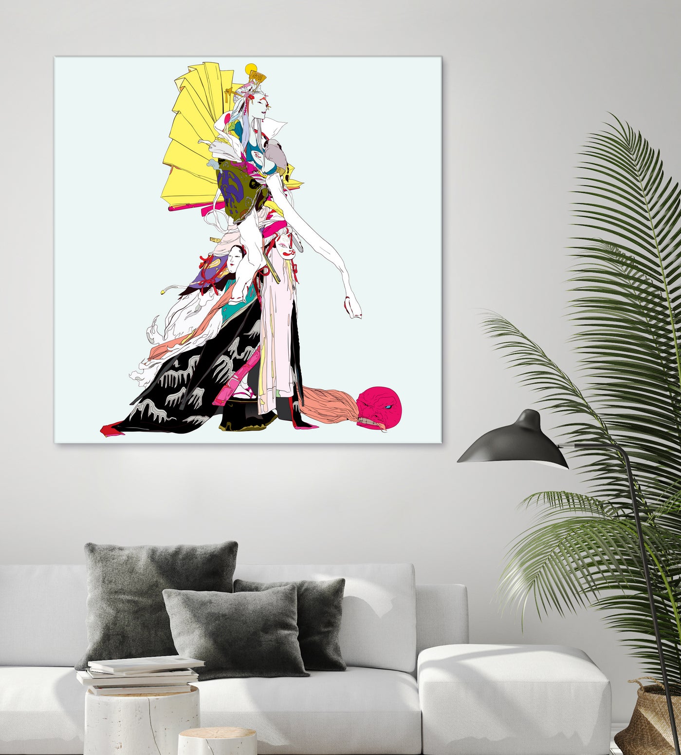 地獄大夫-極雅 - JIGOKUDAYU-GOKUMIYABI by MINAMI KASI on GIANT ART - white digital painting