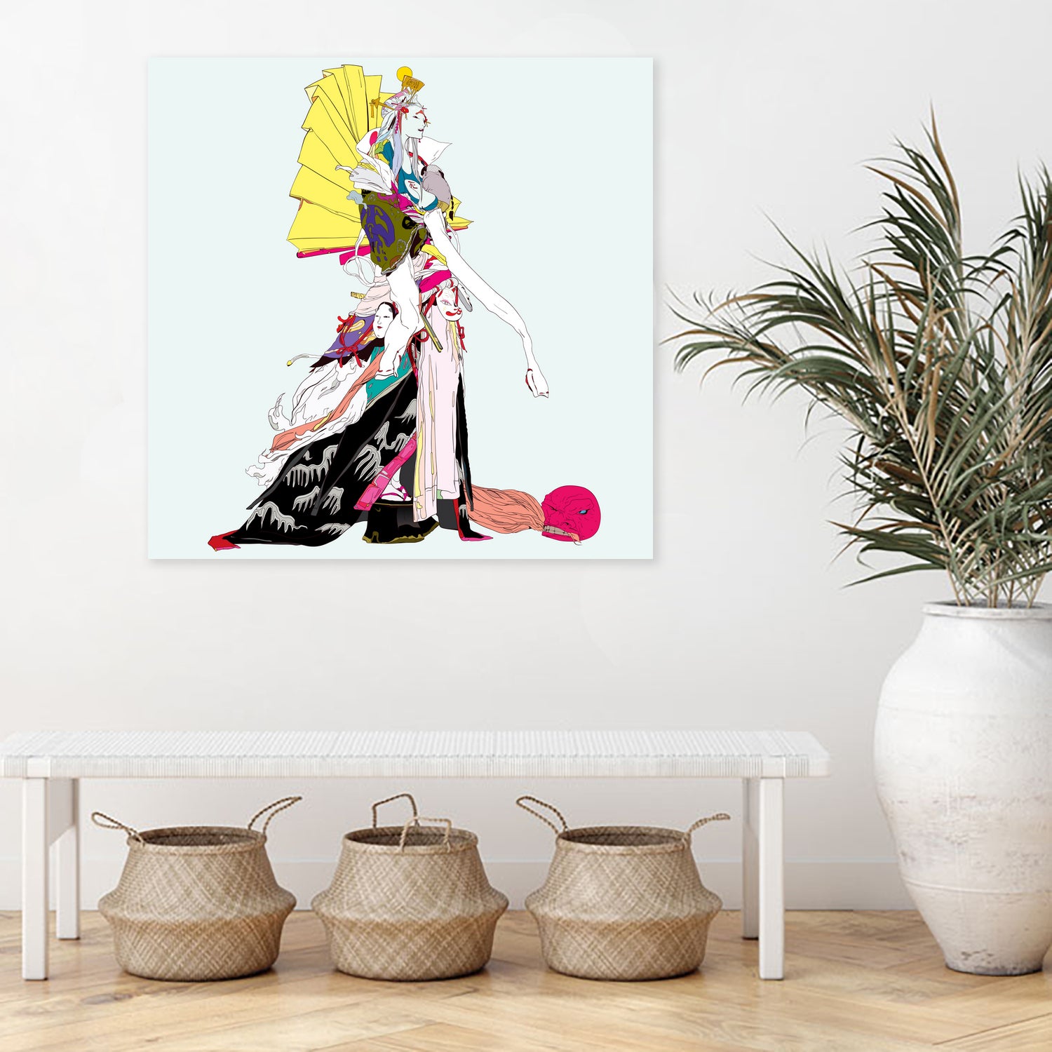 地獄大夫-極雅 - JIGOKUDAYU-GOKUMIYABI by MINAMI KASI on GIANT ART - white digital painting