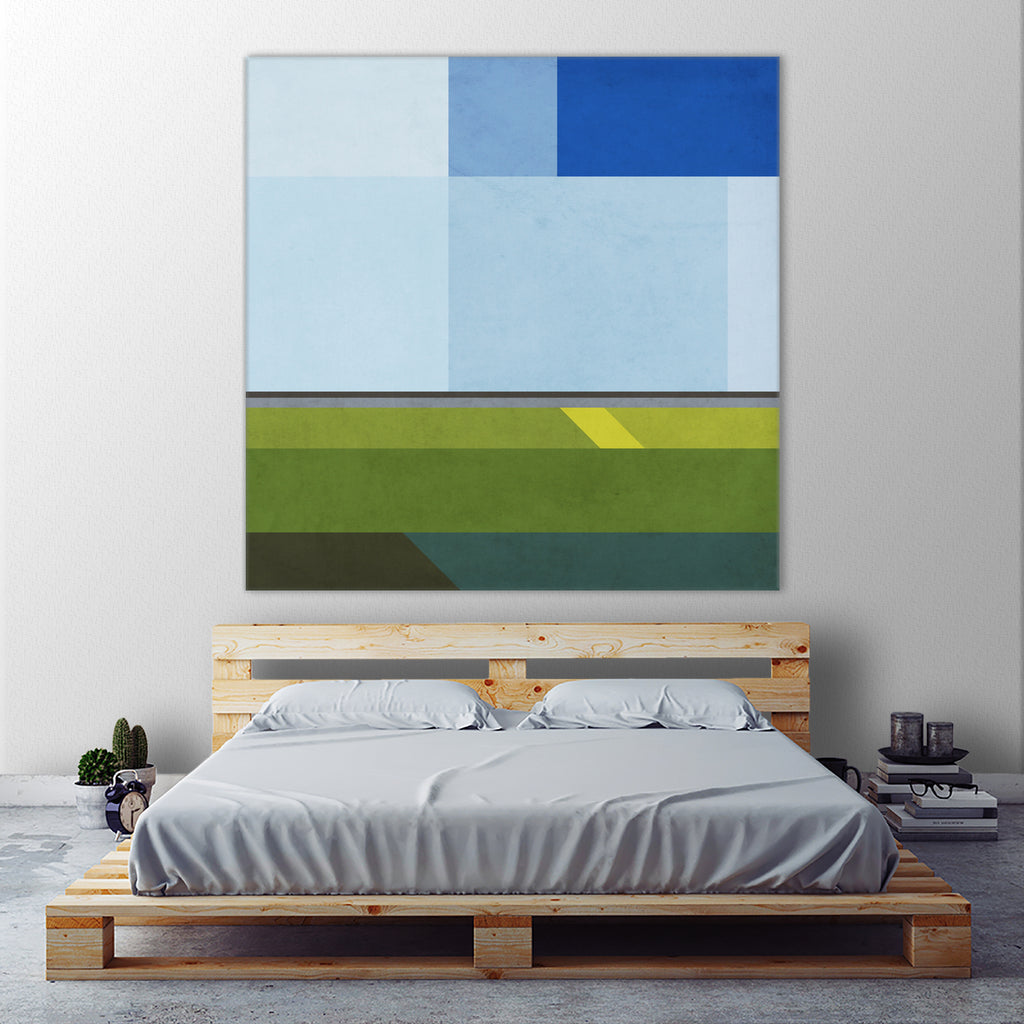 Landscape 05 by Issac Mangold on GIANT ART - blue digital painting