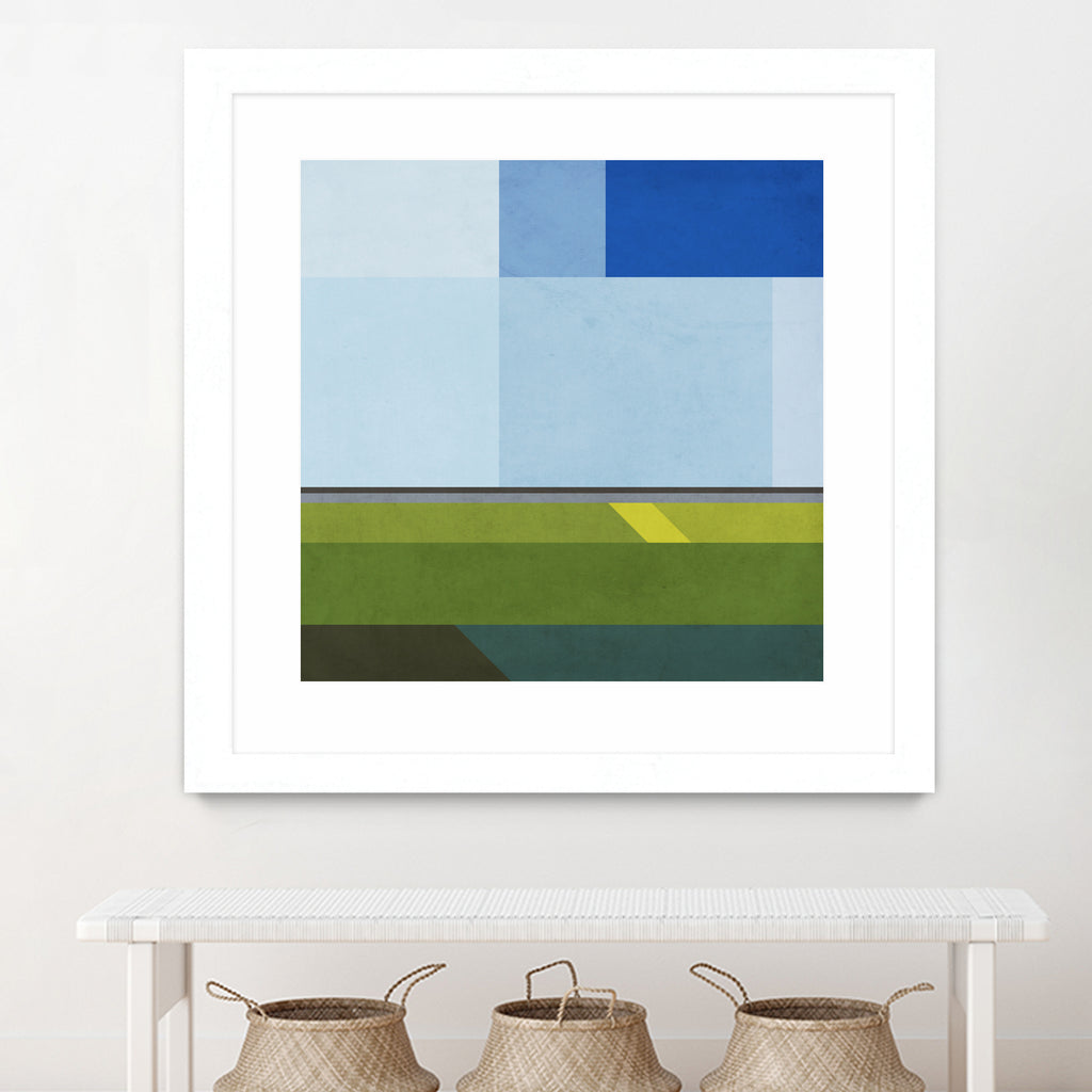 Landscape 05 by Issac Mangold on GIANT ART - blue digital painting