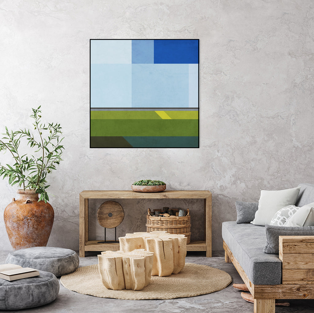 Landscape 05 by Issac Mangold on GIANT ART - blue digital painting