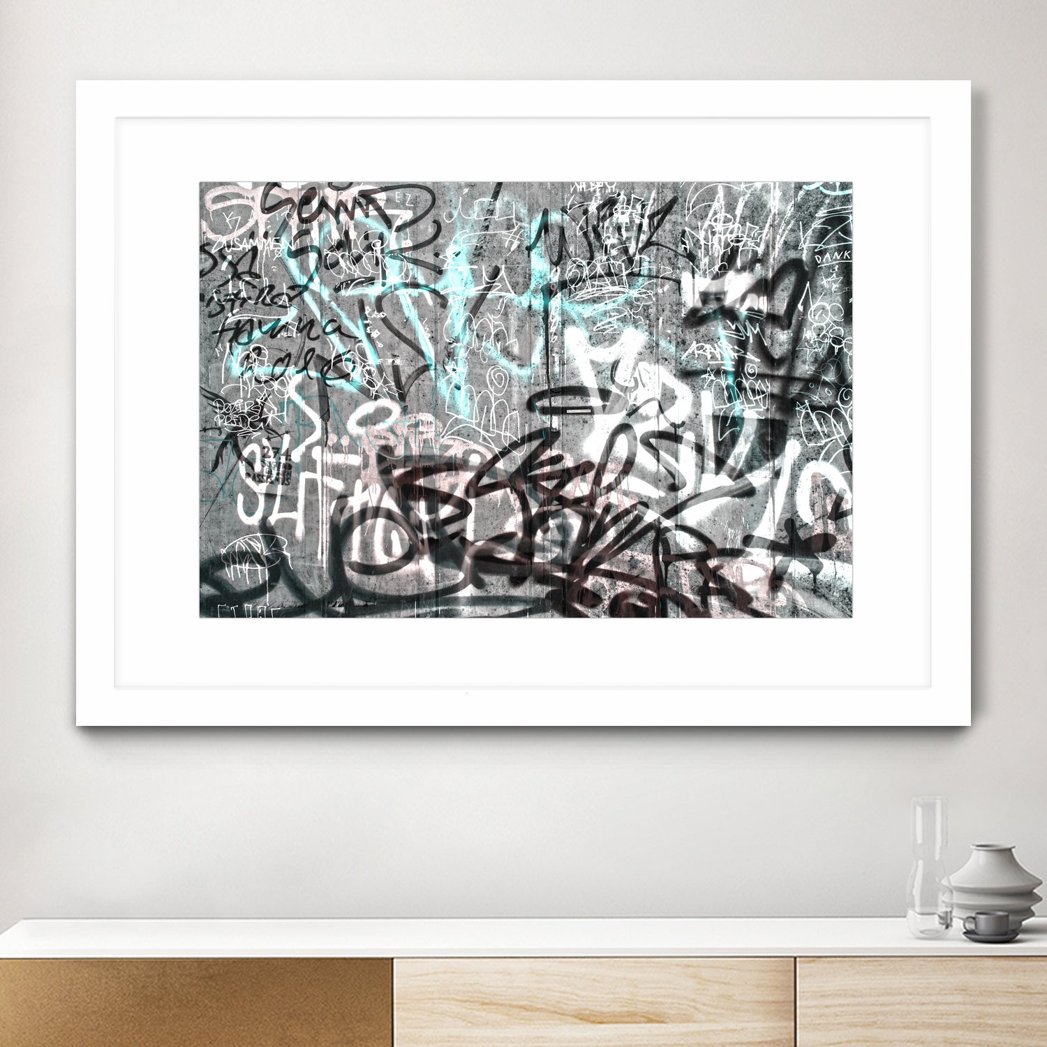 2017_Graffiti_Muster6 by Andreas Gerlach on GIANT ART - gray photo illustration