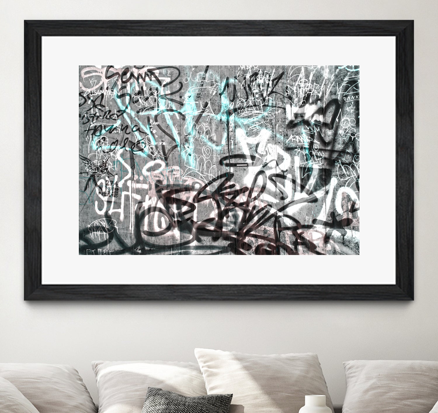 2017_Graffiti_Muster6 by Andreas Gerlach on GIANT ART - gray photo illustration