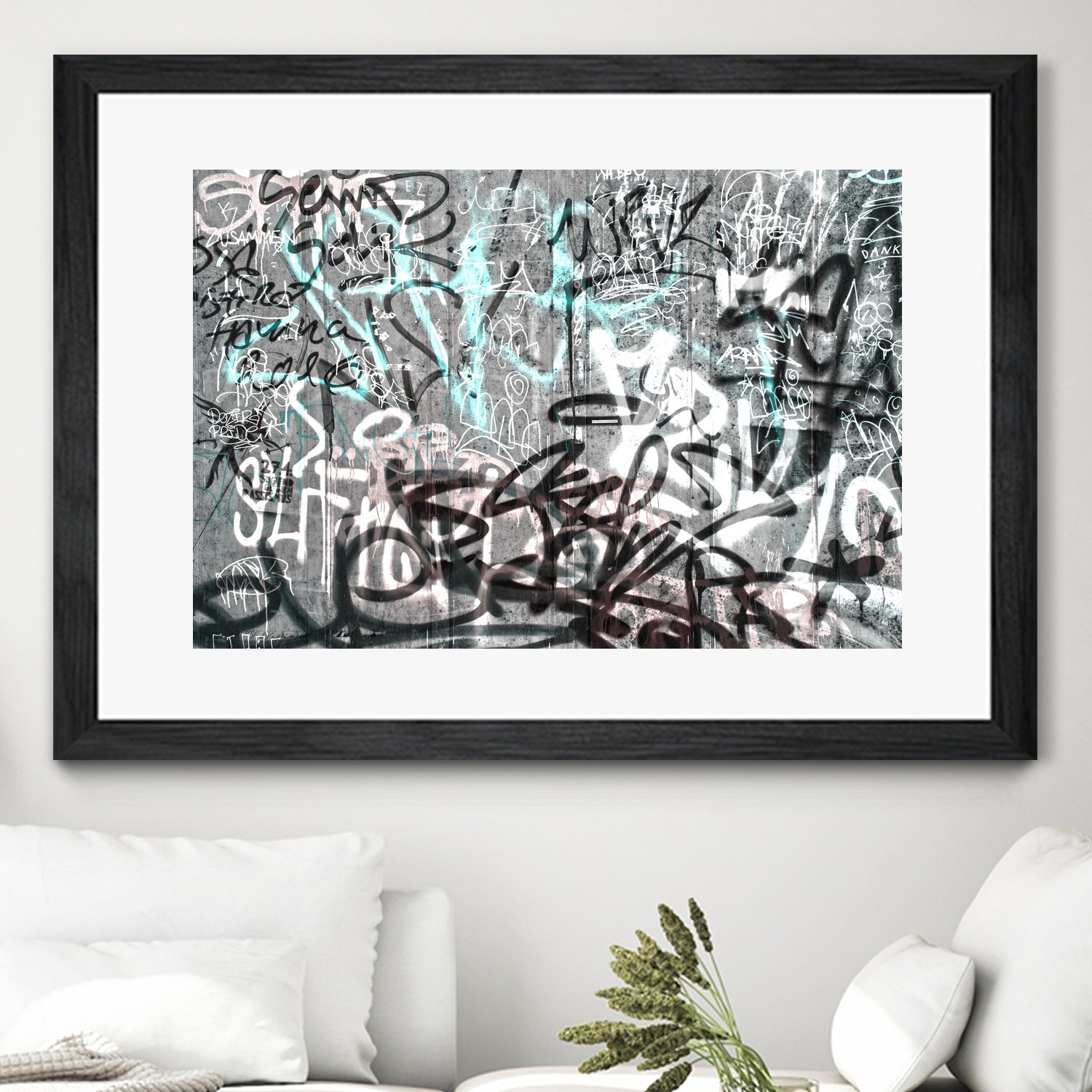 2017_Graffiti_Muster6 by Andreas Gerlach on GIANT ART - gray photo illustration