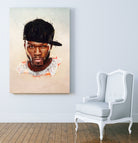 50 Cent by Brandon Spahn on GIANT ART - brown digital painting