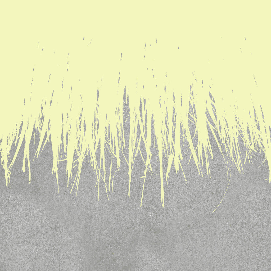 Concrete Fringe Yellow by Emeline Tate-Robertson on GIANT ART - yellow digital painting