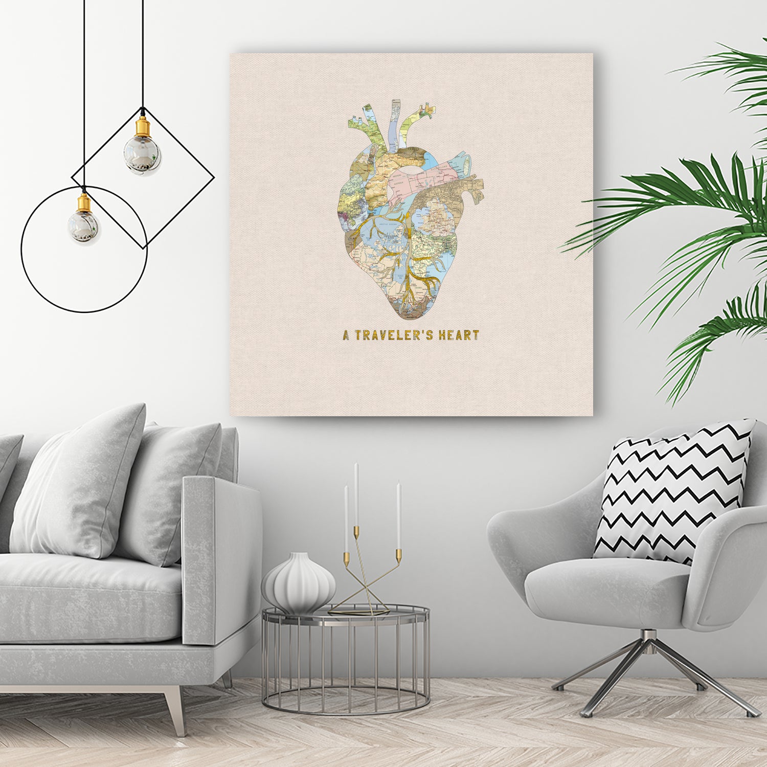 A Traveler's Heart by Bianca Green on GIANT ART - mixed media