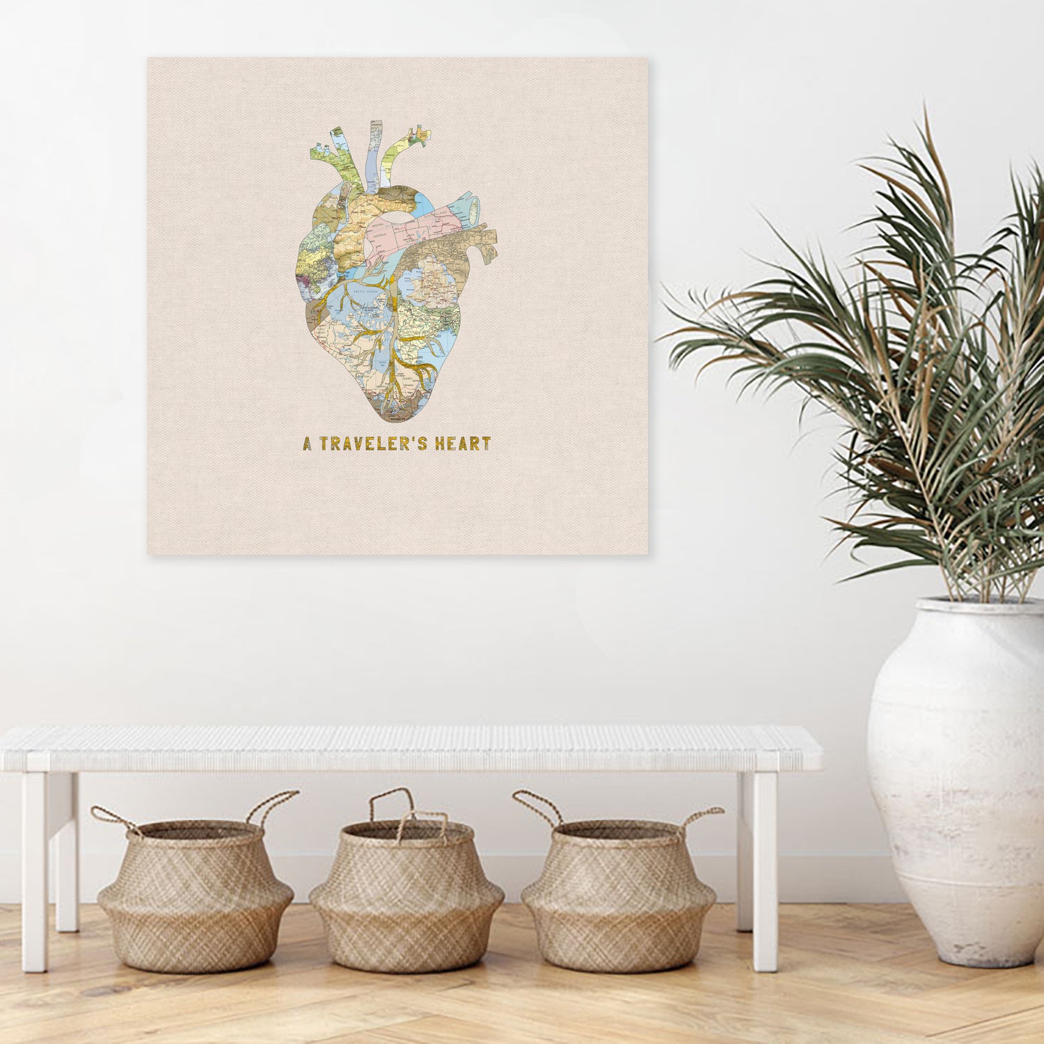 A Traveler's Heart by Bianca Green on GIANT ART - mixed media