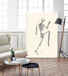 YOGA SKULLS003 by Ballpointpen Illustrator on GIANT ART - white mixed media