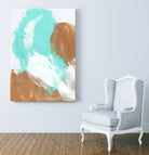 Abstract 1002 by Cecilie Karoline on GIANT ART - blue mixed media