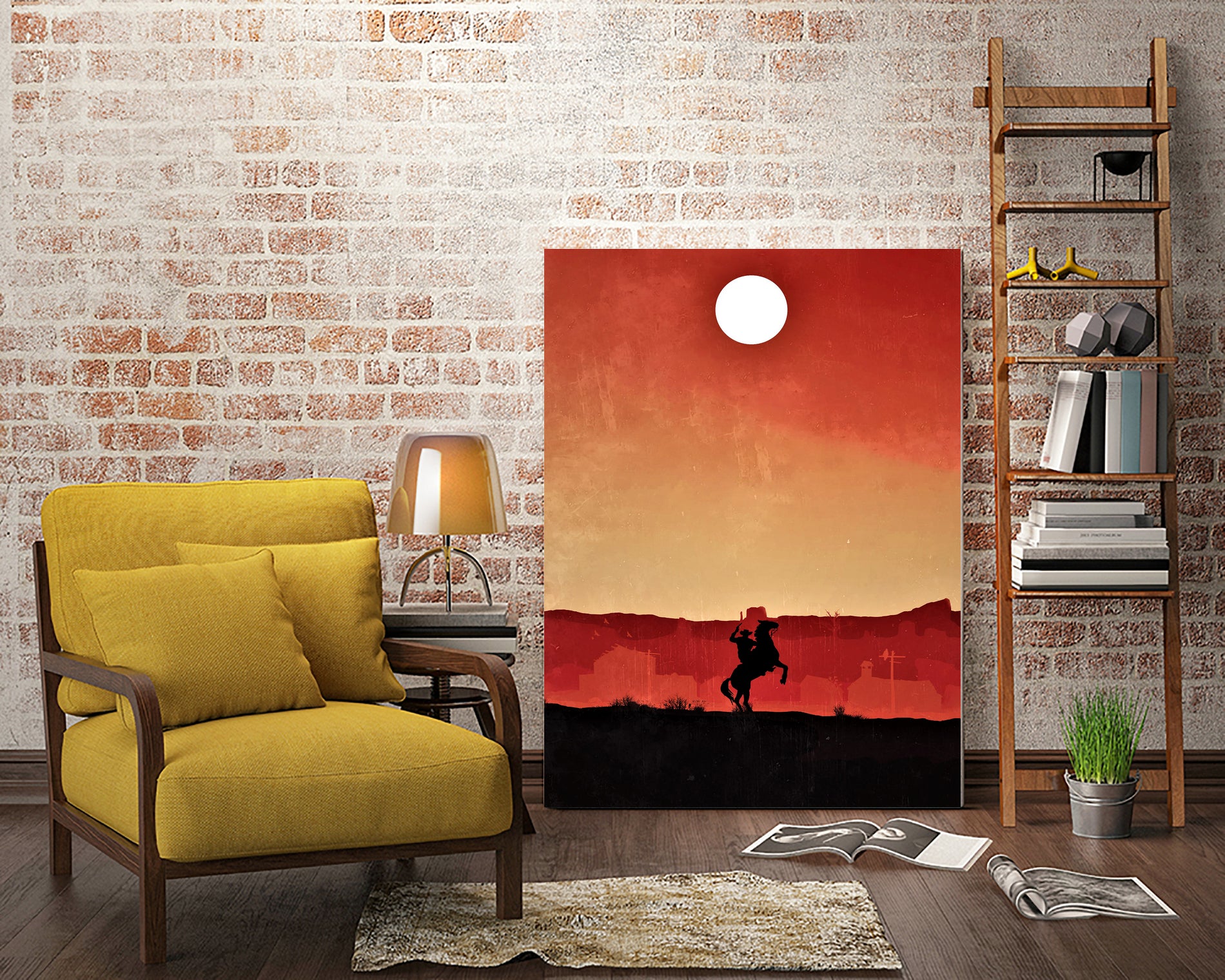 Red Dead Redemption Vintage Poster by SucculentBurger Zolich on GIANT ART - red character design