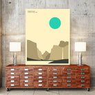 YOSEMITE NATIONAL PARK (Yosemite Valley) by Jazzberry Blue on GIANT ART - blue vector illustration