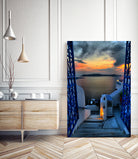 Santorini 15 by Haris Kavalla on GIANT ART - blue photo manipulation