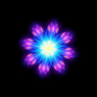 abstract flower2 by Ilya Shapko on GIANT ART - blue vector illustration