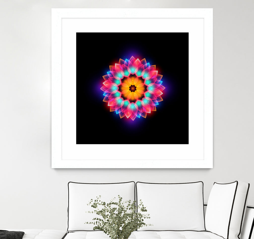 abstract flower3 by Ilya Shapko on GIANT ART - black vector illustration