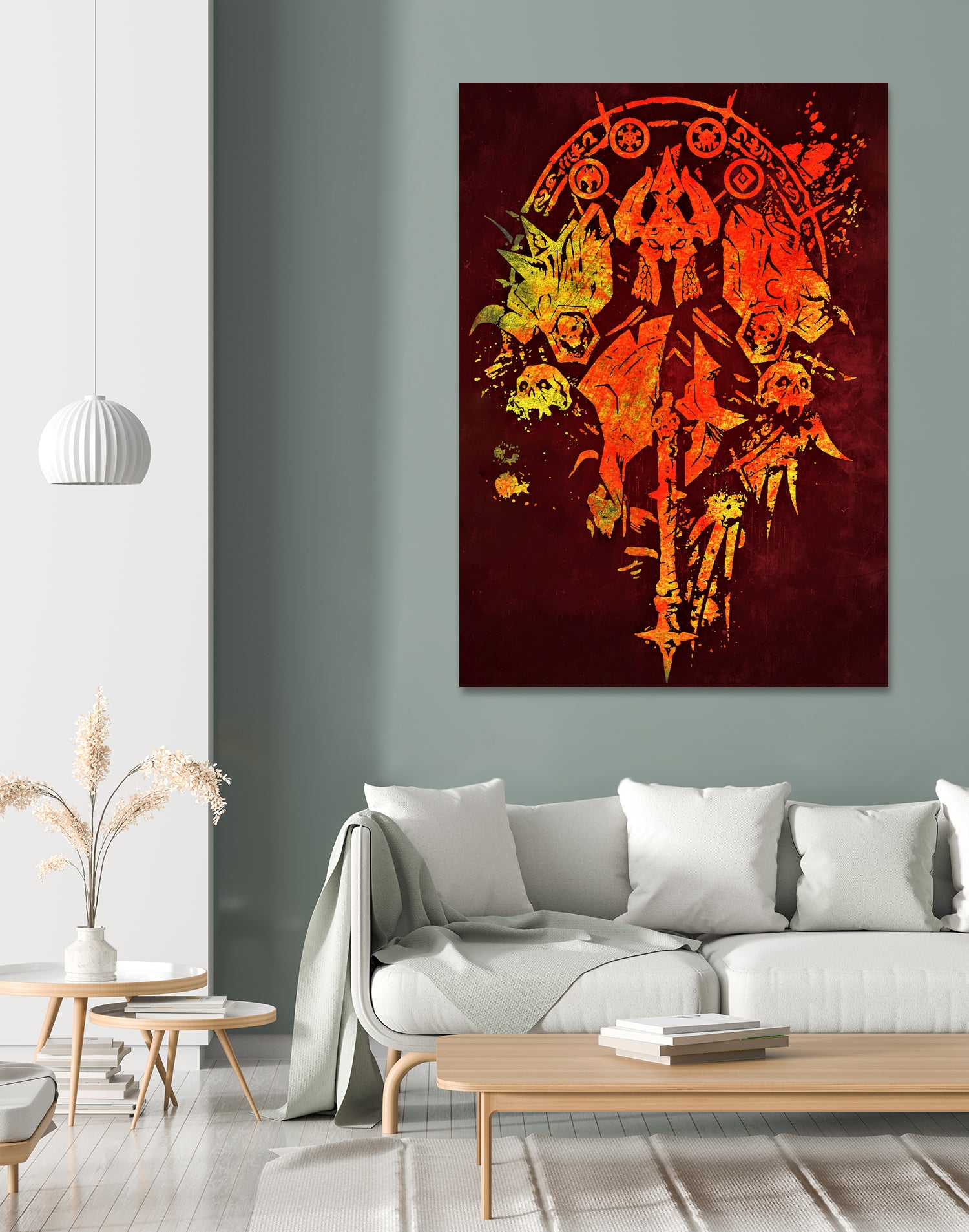 World of Warcraft *Death Knight Crest* by SucculentBurger Zolich on GIANT ART - red character design