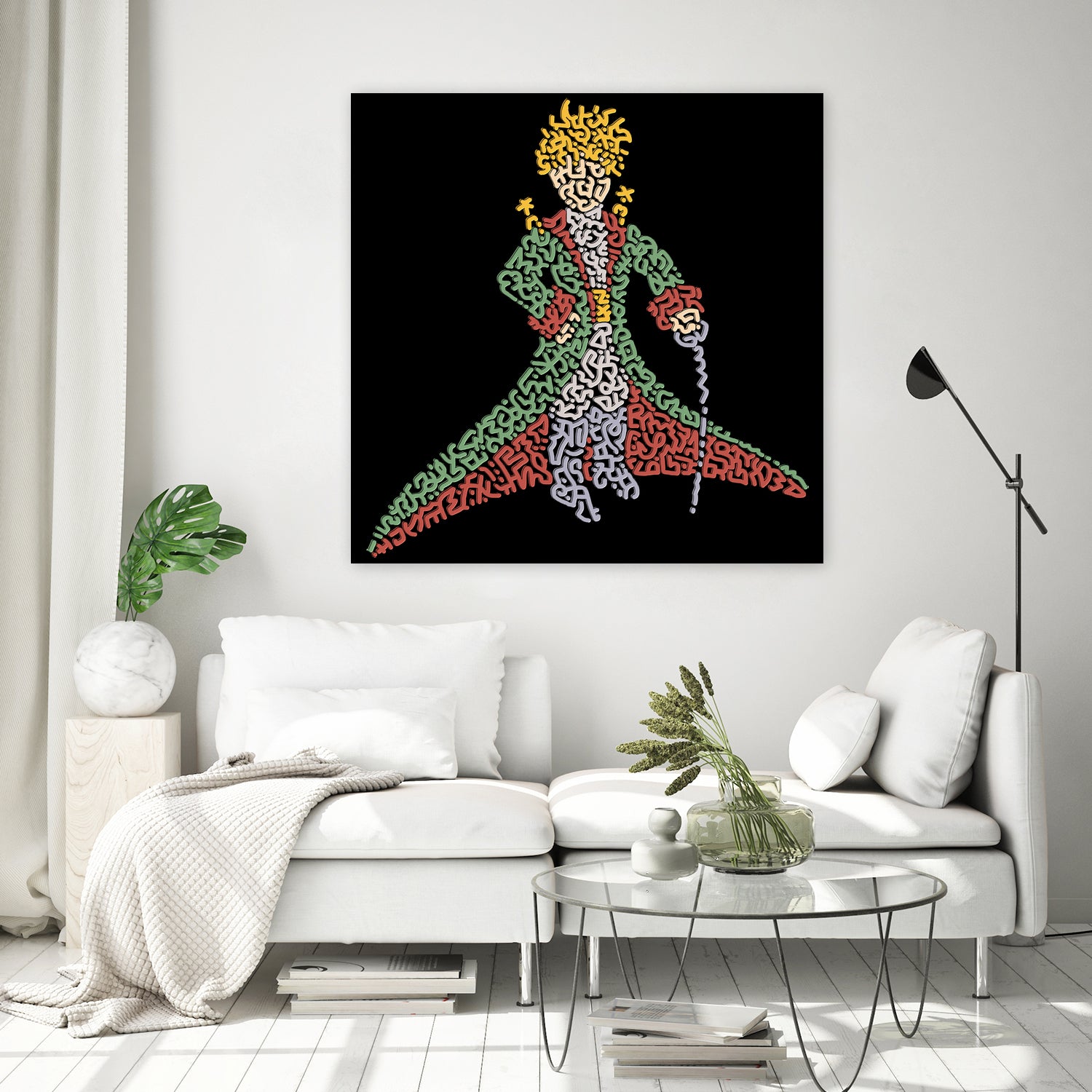 The Little Prince by Caroline BESSIERES on GIANT ART - green character design