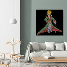 The Little Prince by Caroline BESSIERES on GIANT ART - green character design