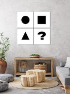 What's next ? Abstract Minimal Black and White Art by Emmanuel Signorino on GIANT ART - black digital painting