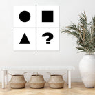 What's next ? Abstract Minimal Black and White Art by Emmanuel Signorino on GIANT ART - black digital painting