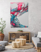 Zahb by Dorian Legret on GIANT ART - blue digital painting