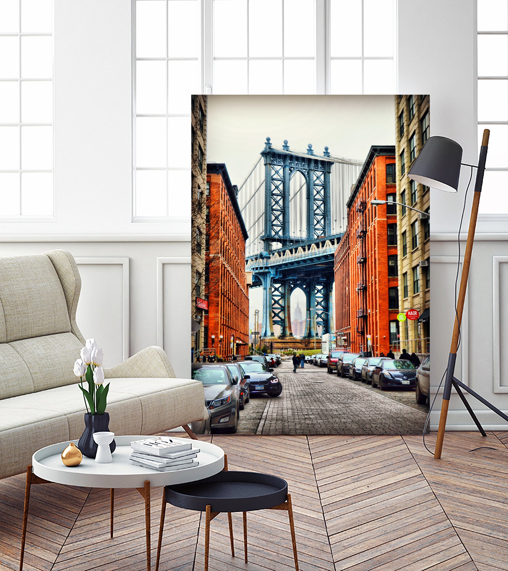 Dumbo New York by Haris Kavalla on GIANT ART - orange photo manipulation
