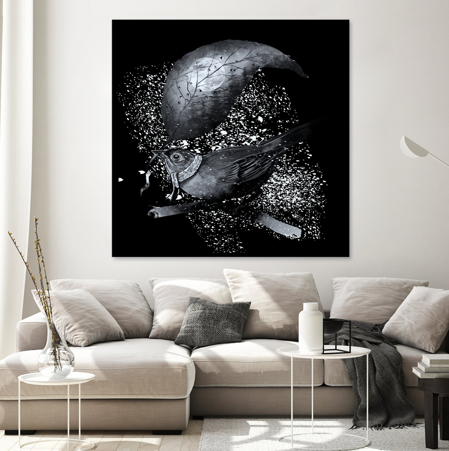 The Messenger II by Francis Mi Oza on GIANT ART - black digital drawing