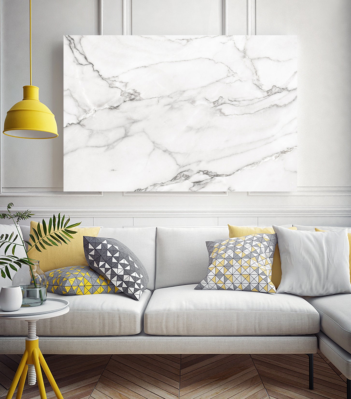 White Marble V by amini 54 on GIANT ART - white photo manipulation