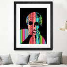 Andy Warhol | Dark | Pop Art by William Cuccio on GIANT ART - black digital drawing