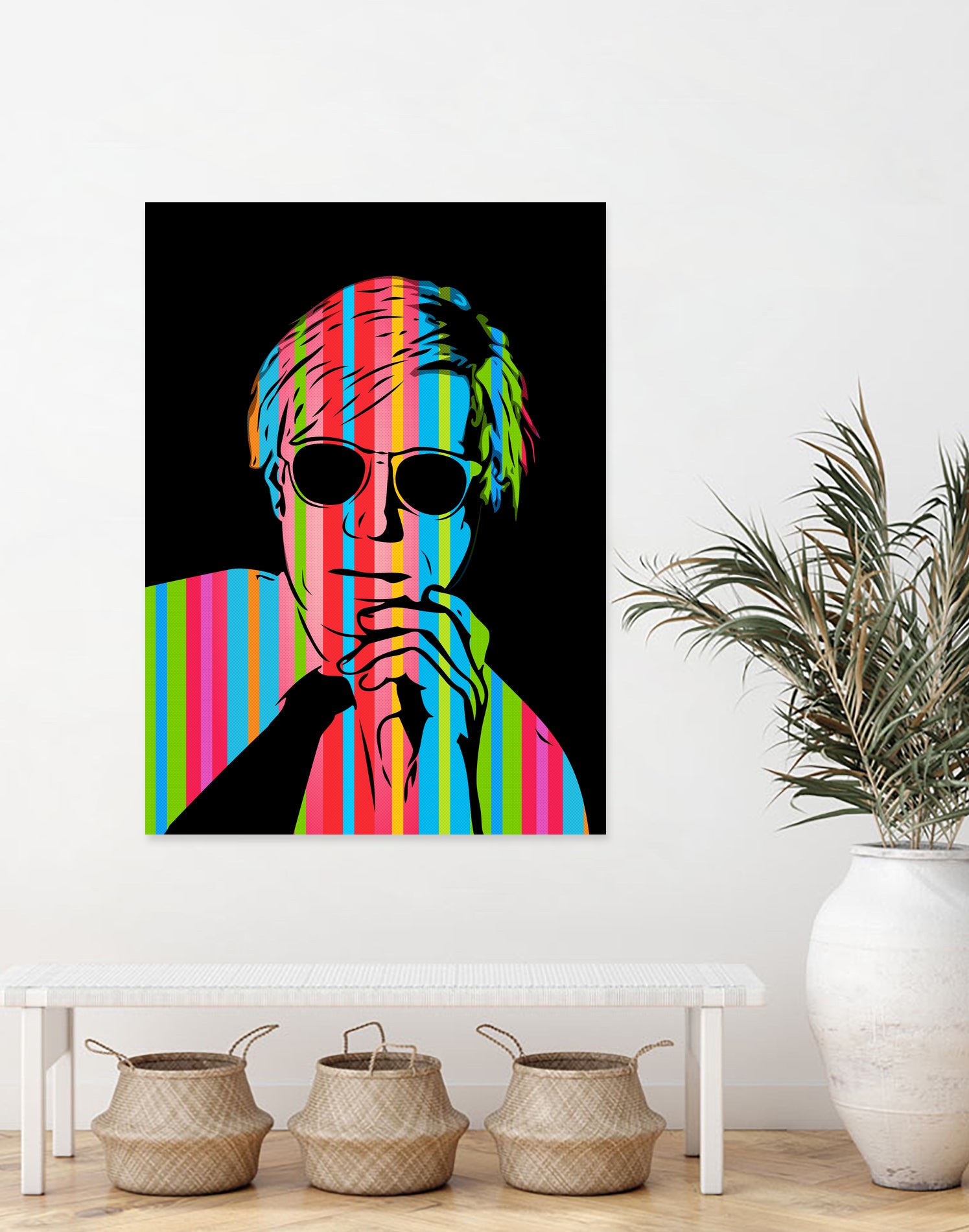Andy Warhol | Dark | Pop Art by William Cuccio on GIANT ART - black digital drawing
