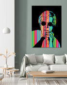 Andy Warhol | Dark | Pop Art by William Cuccio on GIANT ART - black digital drawing