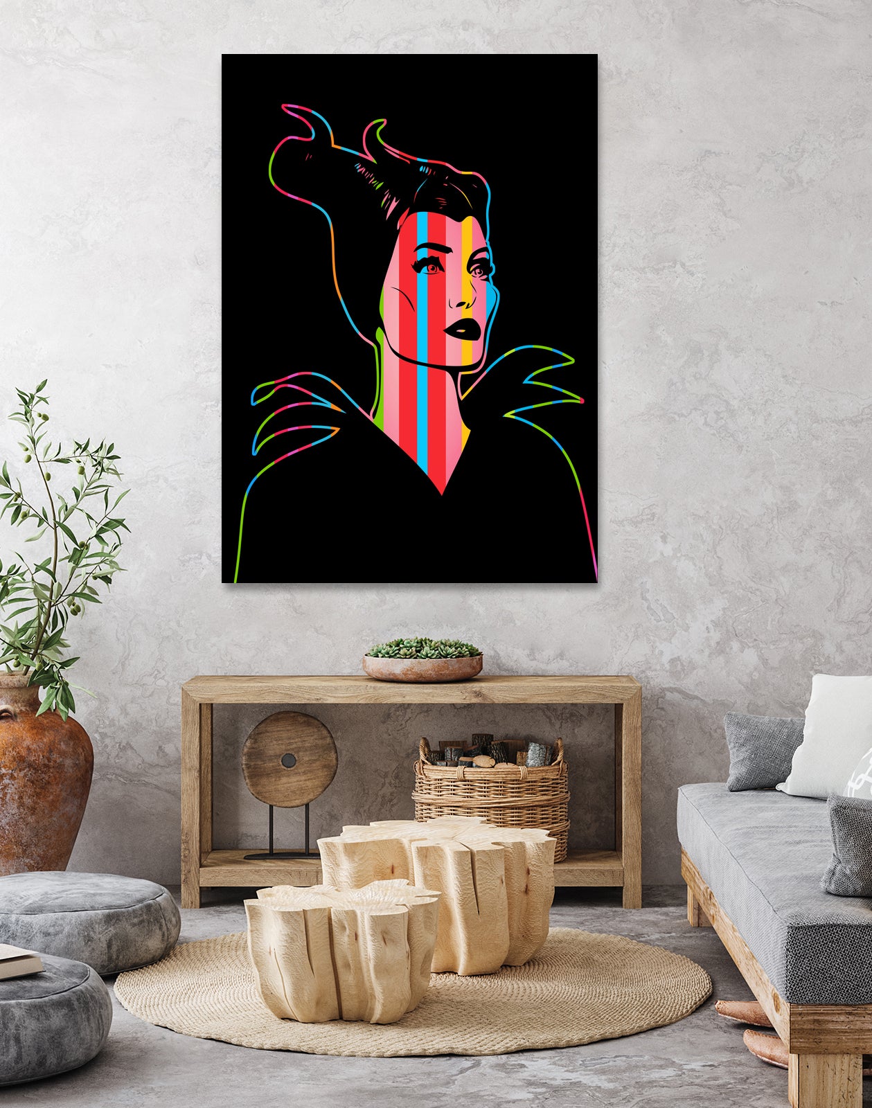 Maleficent | Dark | Pop Art by William Cuccio on GIANT ART - black digital drawing