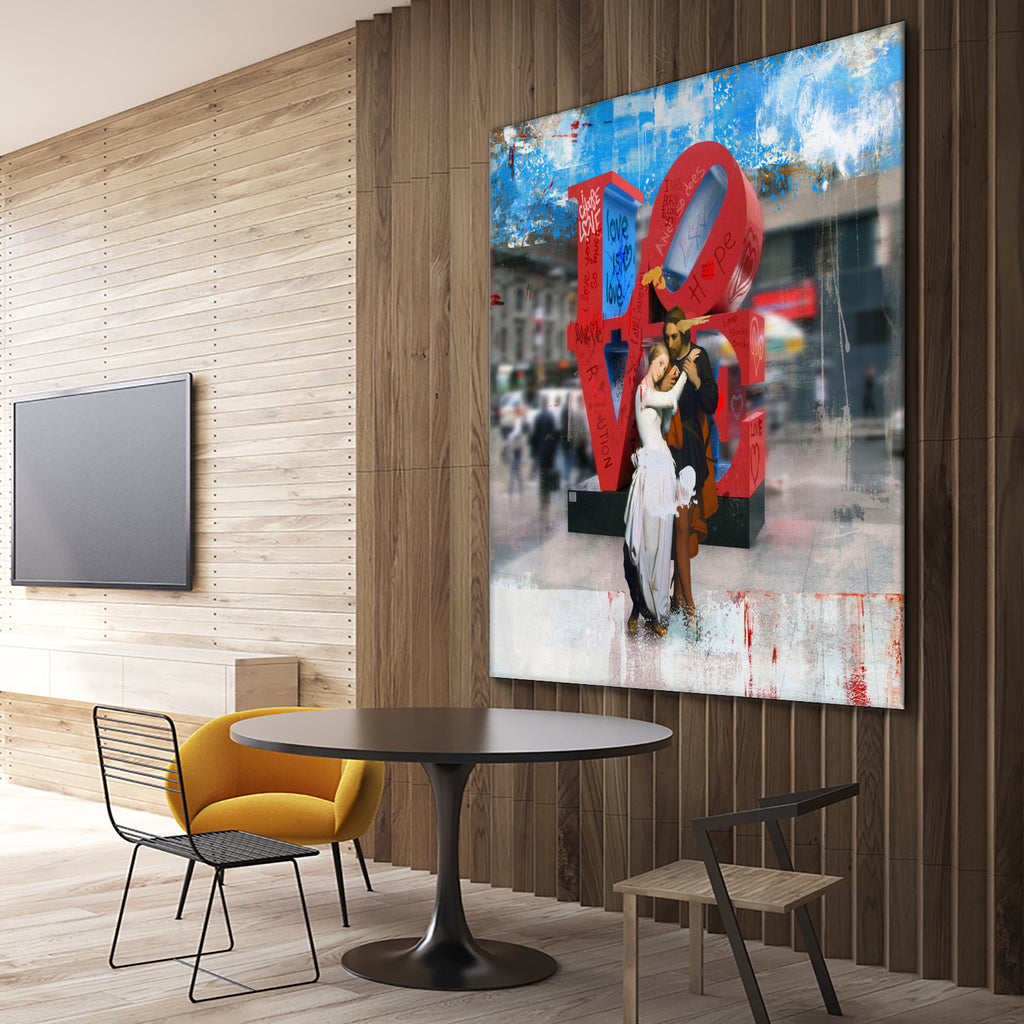 Love II by José Luis Guerrero on GIANT ART - red digital painting