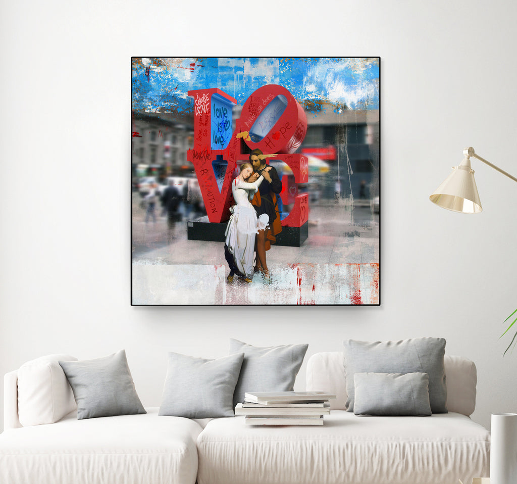 Love II by José Luis Guerrero on GIANT ART - red digital painting