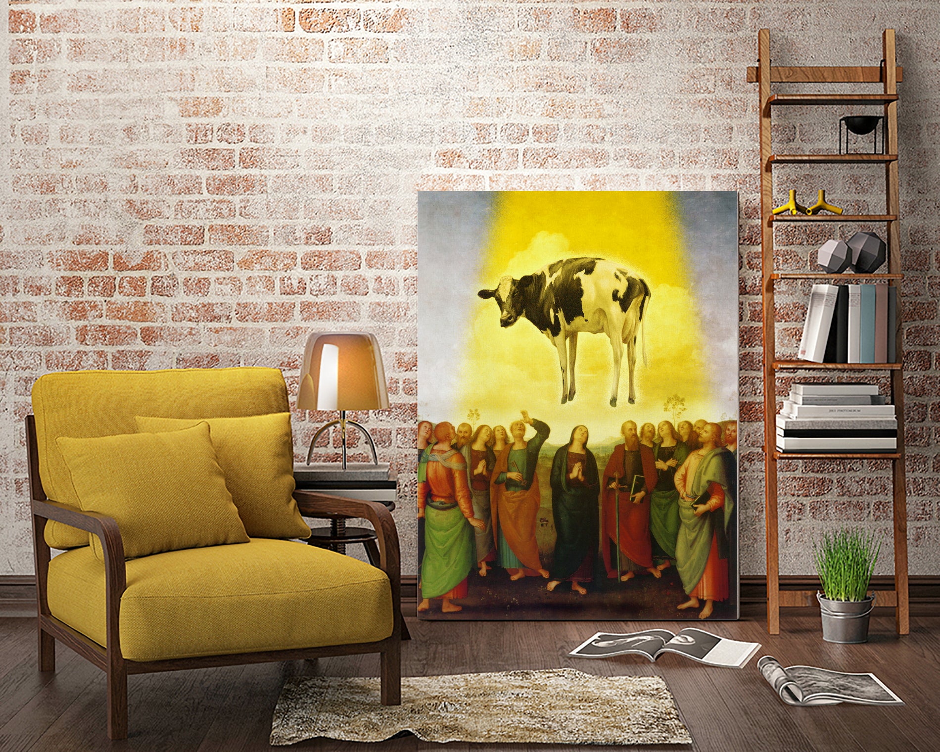 Abduction by José Luis Guerrero on GIANT ART - yellow digital painting