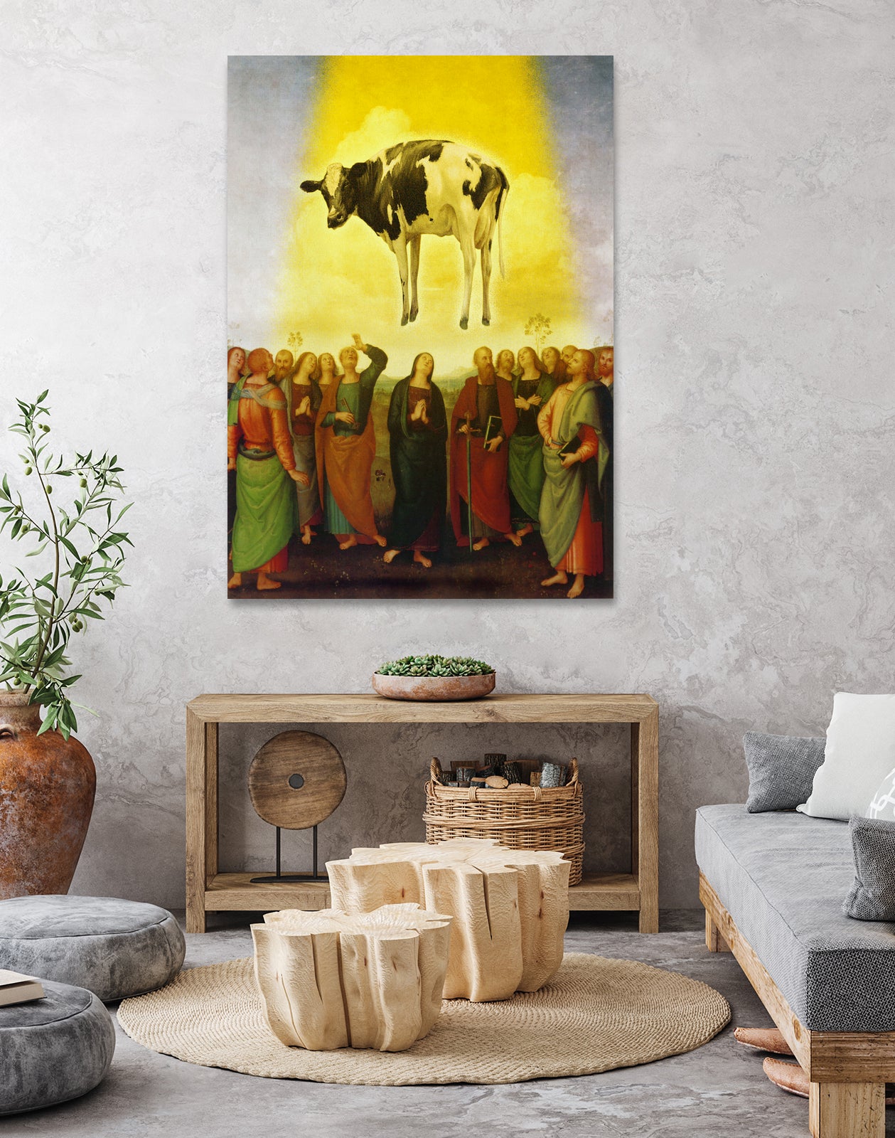 Abduction by José Luis Guerrero on GIANT ART - yellow digital painting